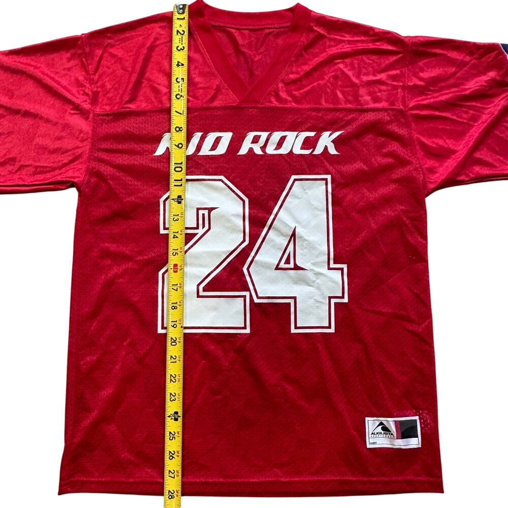Kid Rock American Badass We the People Tour Football Jersey MAGA 24 Red Medium - Picture 9 of 9